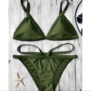 Olive Green Bikini with tags!!